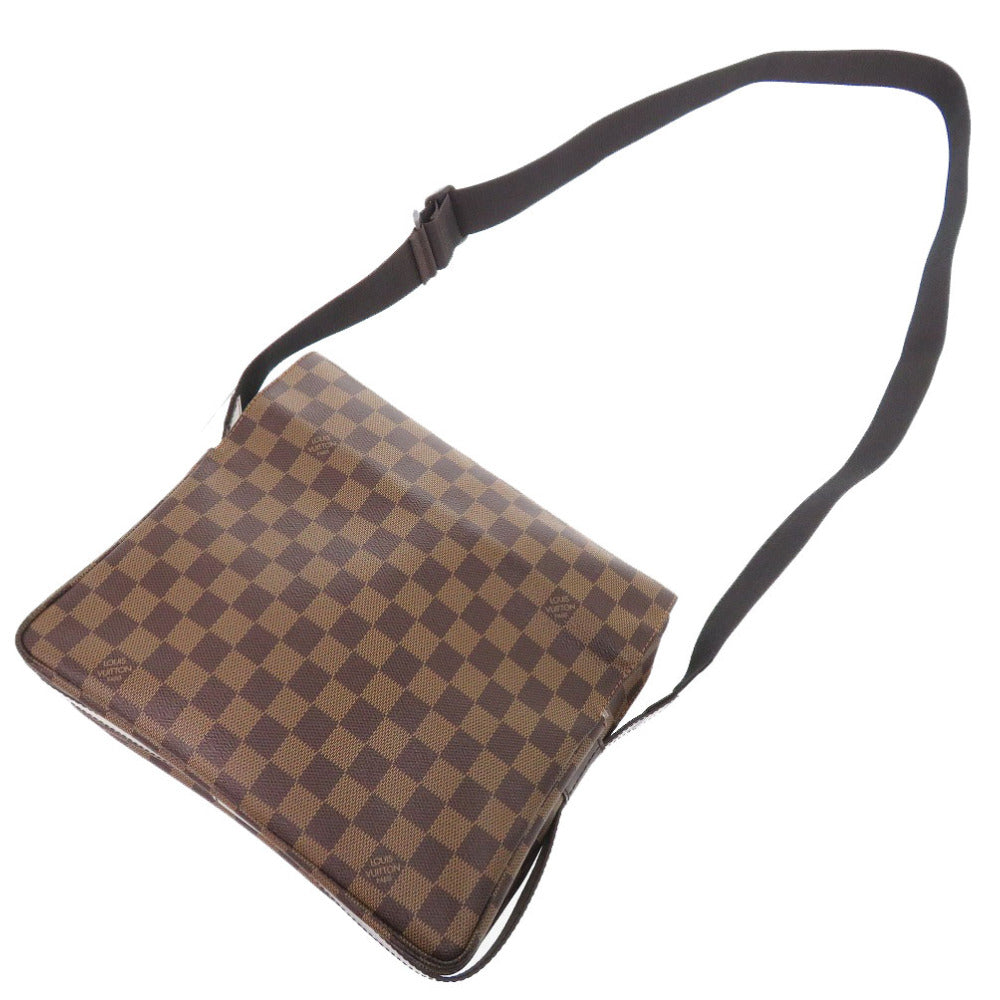 LOUIS VUITTON Shoulder Bag N45255 Damier canvas Brown Damier Naviglio mens Used Authentic