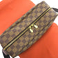 LOUIS VUITTON Shoulder Bag N45255 Damier canvas Brown Damier Naviglio mens Used Authentic