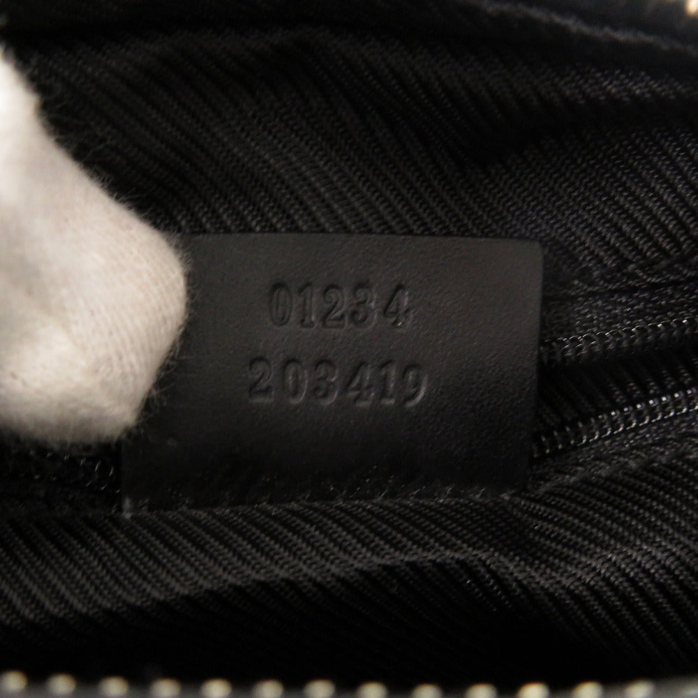 GUCCI Shoulder Bag 01234 203419 GG canvas black one belt Women Used Authentic