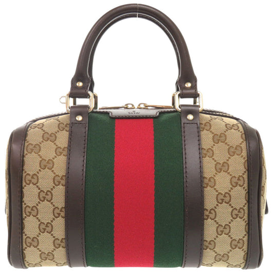 GUCCI Handbag 269876 GG canvas beige Shelly line GG canvas Women Used Authentic