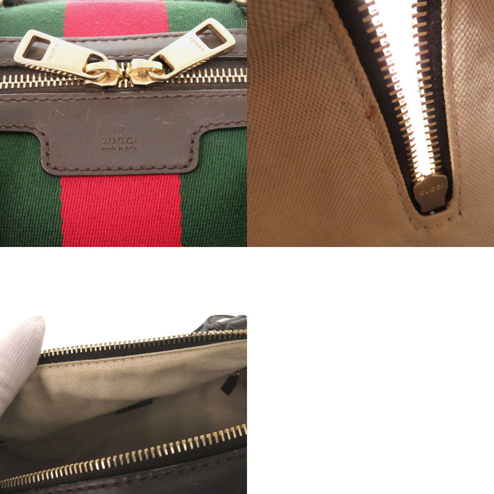 GUCCI Handbag 269876 GG canvas beige Shelly line GG canvas Women Used Authentic