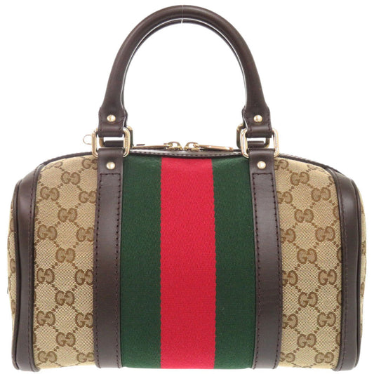 GUCCI Handbag 269876 GG canvas beige Shelly line GG canvas Women Used Authentic