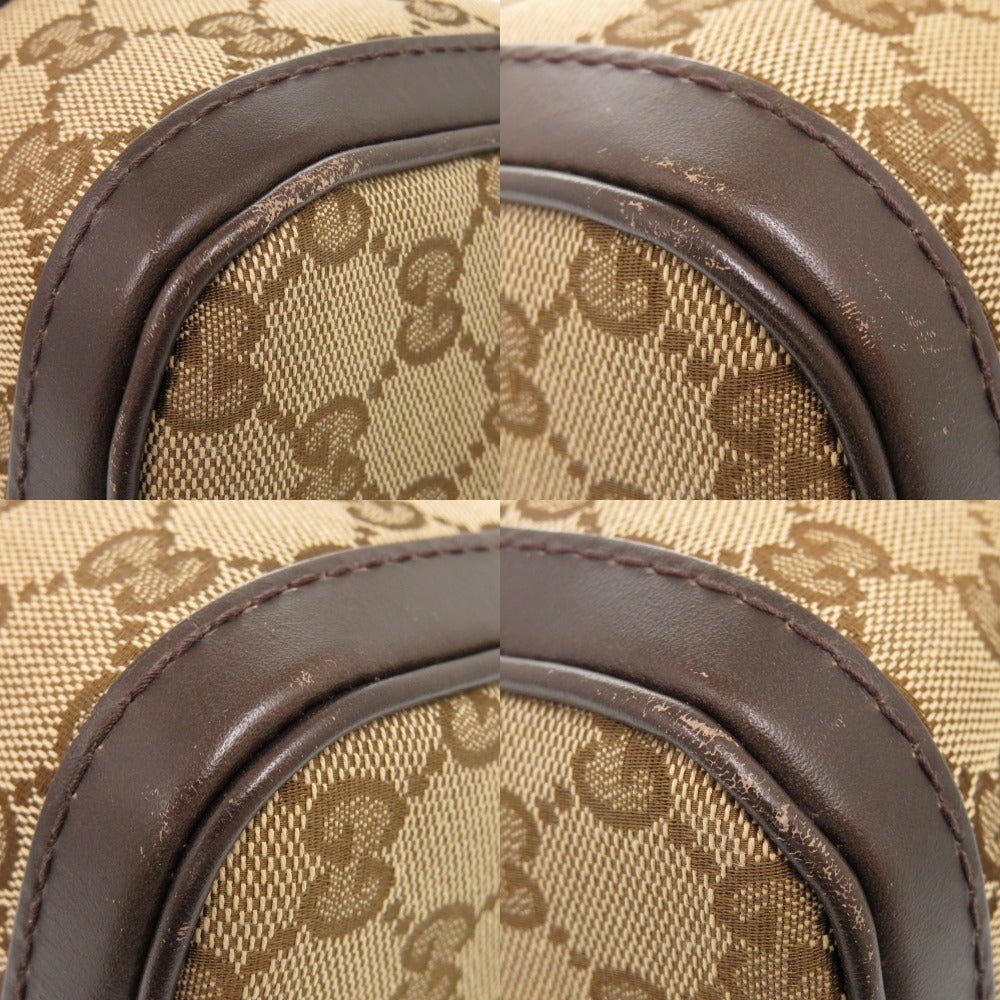 GUCCI Handbag 269876 GG canvas beige Shelly line GG canvas Women Used Authentic