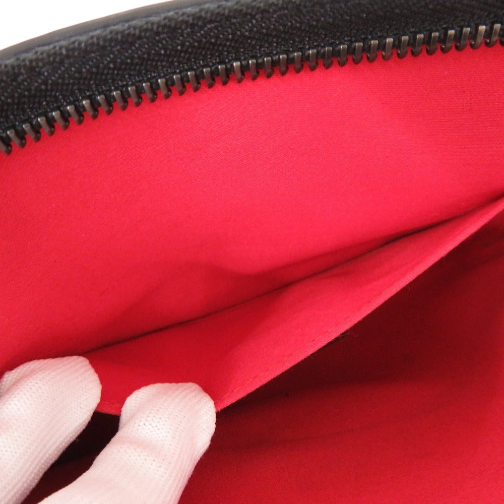 Christian Louboutin Shoulder Bag 3175006 leather black 2WAY clutch bag Women Used Authentic