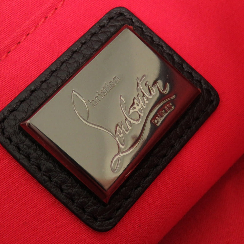 Christian Louboutin Shoulder Bag 3175006 leather black 2WAY clutch bag Women Used Authentic