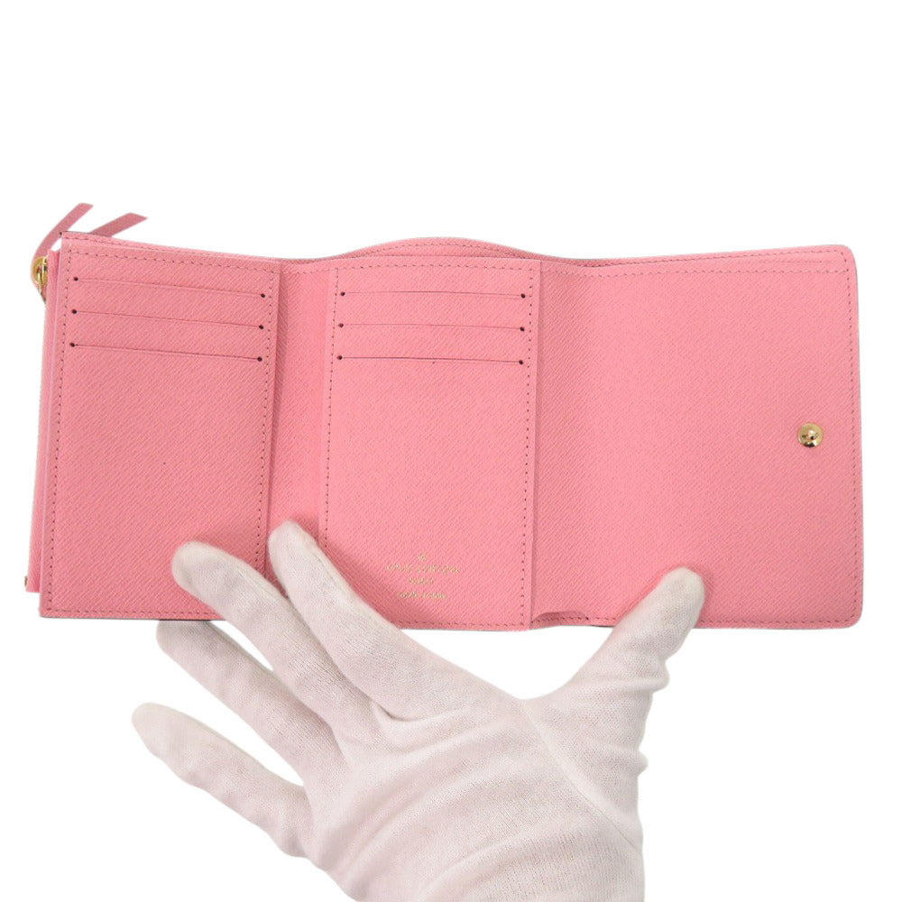 LOUIS VUITTON Tri-fold wallet M69754 Monogram canvas Brown Monogram Portefeuille Victorine Vivienne