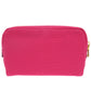 PRADA Pouch canvas pink Triangle logo Women Used Authentic