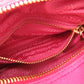 PRADA Pouch 1NA175  canvas pink Triangle logo Women Used Authentic