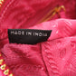 PRADA Pouch 1NA175  canvas pink Triangle logo Women Used Authentic