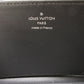 LOUIS VUITTON Long Wallet Purse M61867 Monogram Mahina black Zip Around Monogram Mahina Zippy wallet unisex(Unisex) Used Authentic