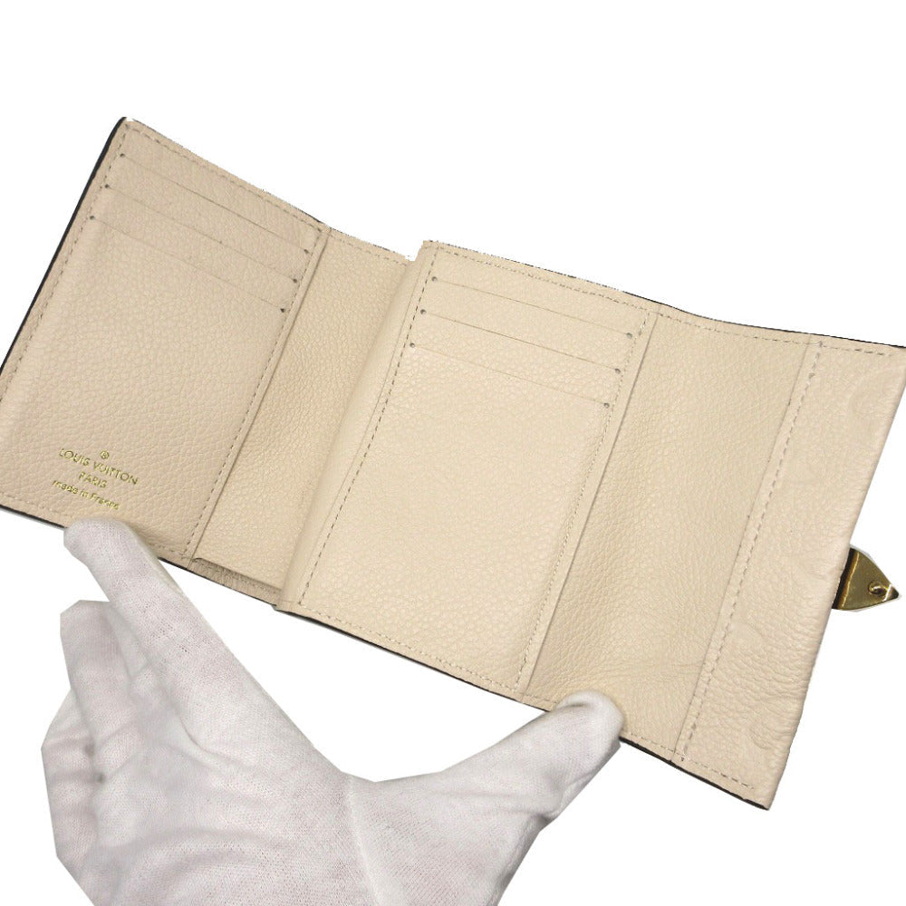 LOUIS VUITTON Tri-fold wallet M81071 Monogram Ann Platt claim Monogram Unplant Portefeuille Métis