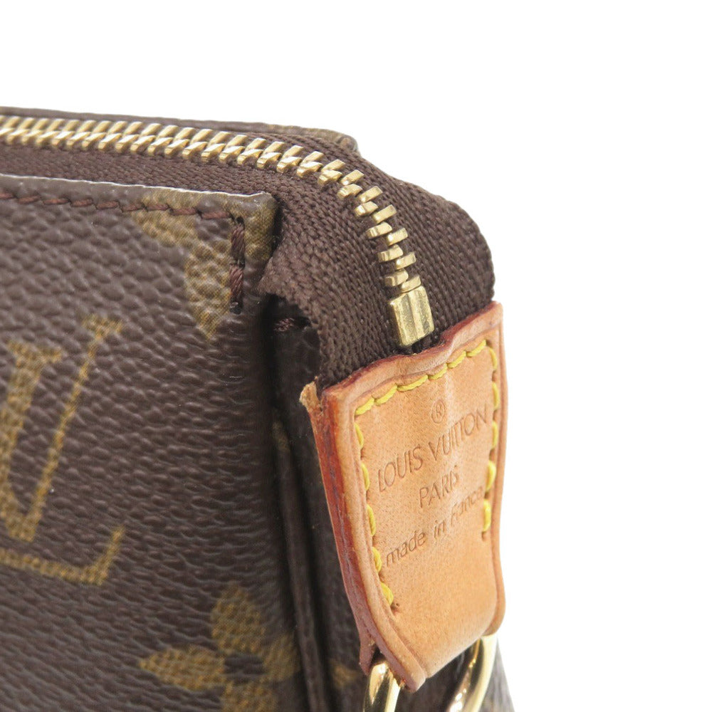 LOUIS VUITTON Pouch M51980 Monogram canvas, leather Brown Monogram Pochette Accessoires
