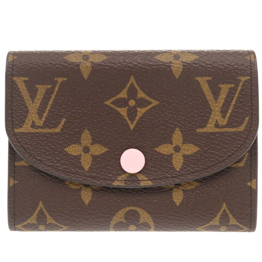 LOUIS VUITTON Bifold Wallet M62361 Monogram canvas Brown Monogram Portomone Rosary Women Used Authentic