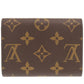 LOUIS VUITTON Bifold Wallet M62361 Monogram canvas Brown Monogram Portomone Rosary Women Used Authentic