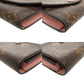 LOUIS VUITTON Bifold Wallet M62361 Monogram canvas Brown Monogram Portomone Rosary Women Used Authentic
