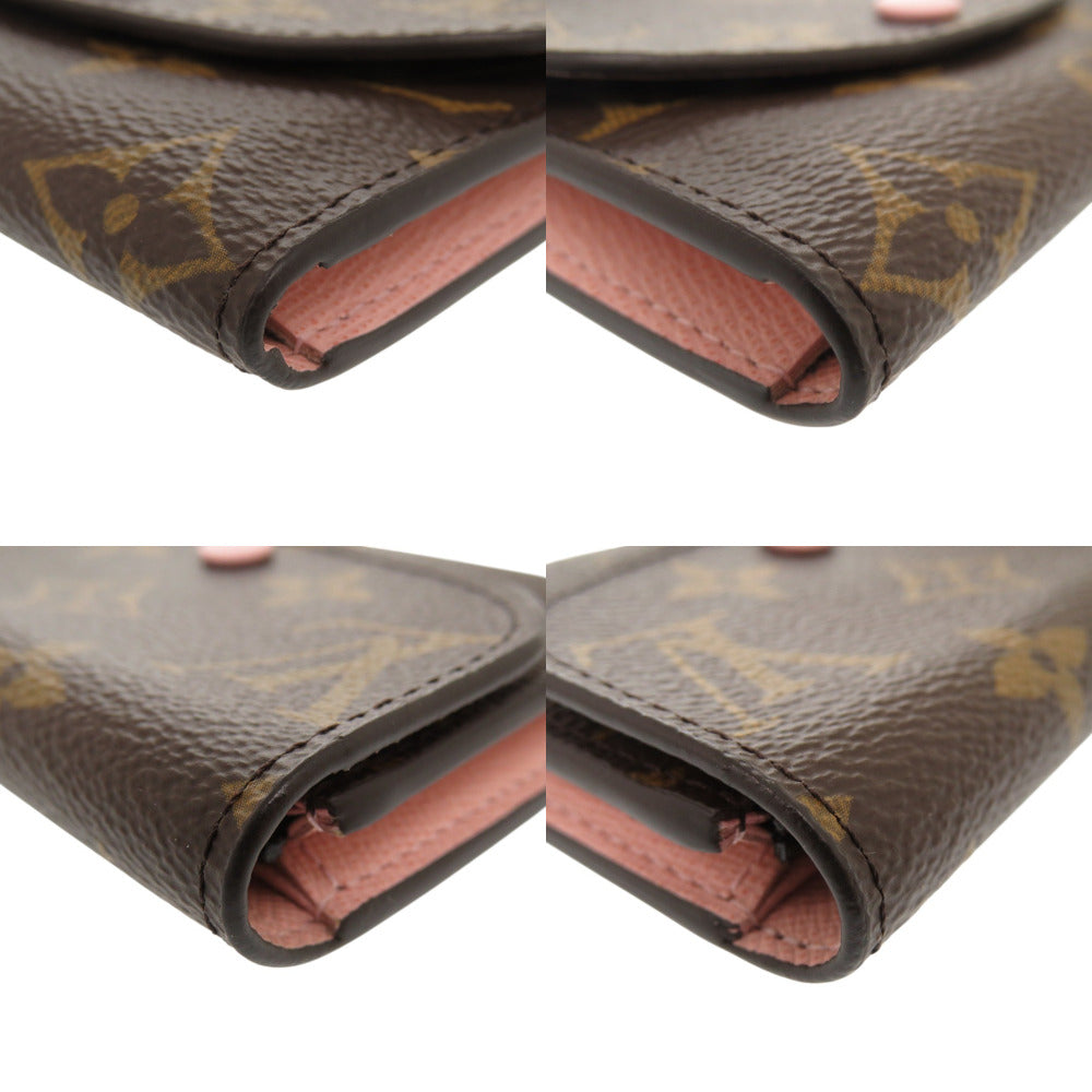 LOUIS VUITTON Bifold Wallet M62361 Monogram canvas Brown Monogram Portomone Rosary Women Used Authentic