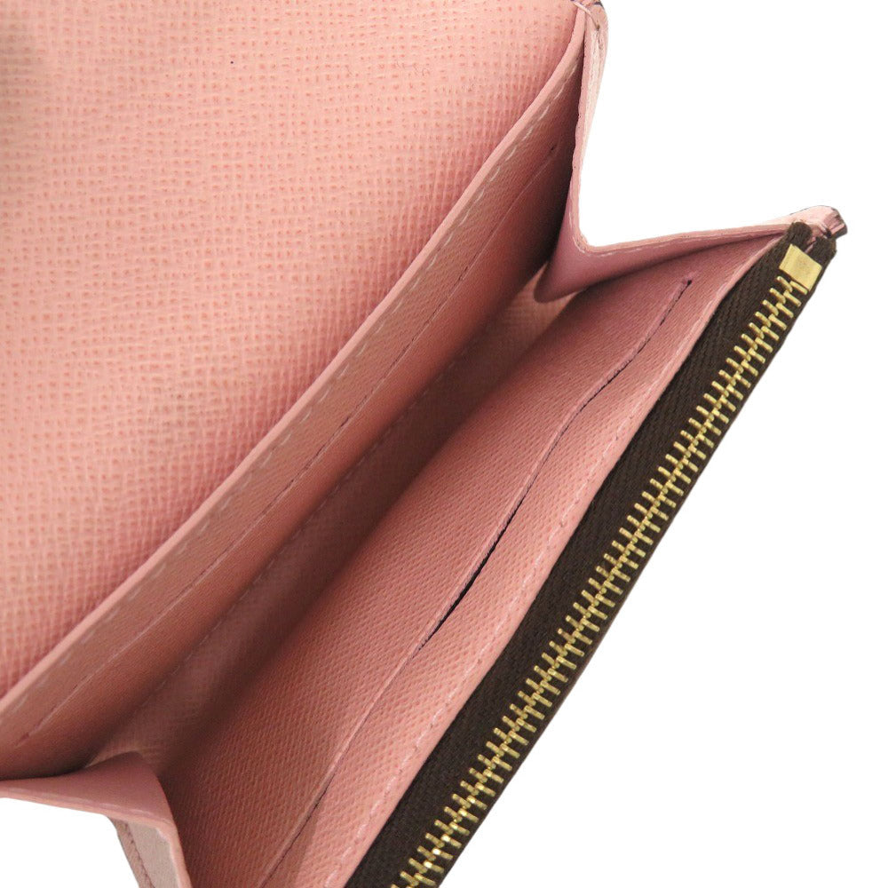 LOUIS VUITTON Bifold Wallet M62361 Monogram canvas Brown Monogram Portomone Rosary Women Used Authentic