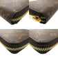 LOUIS VUITTON Long Wallet Purse M42616 Monogram canvas Brown Zip Around Zippy wallet unisex(Unisex) Used Authentic