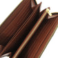 LOUIS VUITTON Long Wallet Purse M42616 Monogram canvas Brown Zip Around Zippy wallet unisex(Unisex) Used Authentic