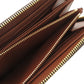 LOUIS VUITTON Long Wallet Purse M42616 Monogram canvas Brown Zip Around Zippy wallet unisex(Unisex) Used Authentic