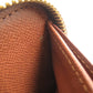LOUIS VUITTON Long Wallet Purse M42616 Monogram canvas Brown Zip Around Zippy wallet unisex(Unisex) Used Authentic