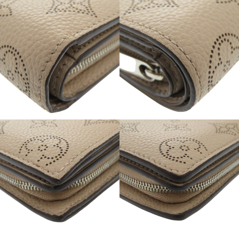 LOUIS VUITTON Bifold Wallet M80817 Monogram Mahina Galle Monogram Mahina Portefeuille Claire Women Used Authentic