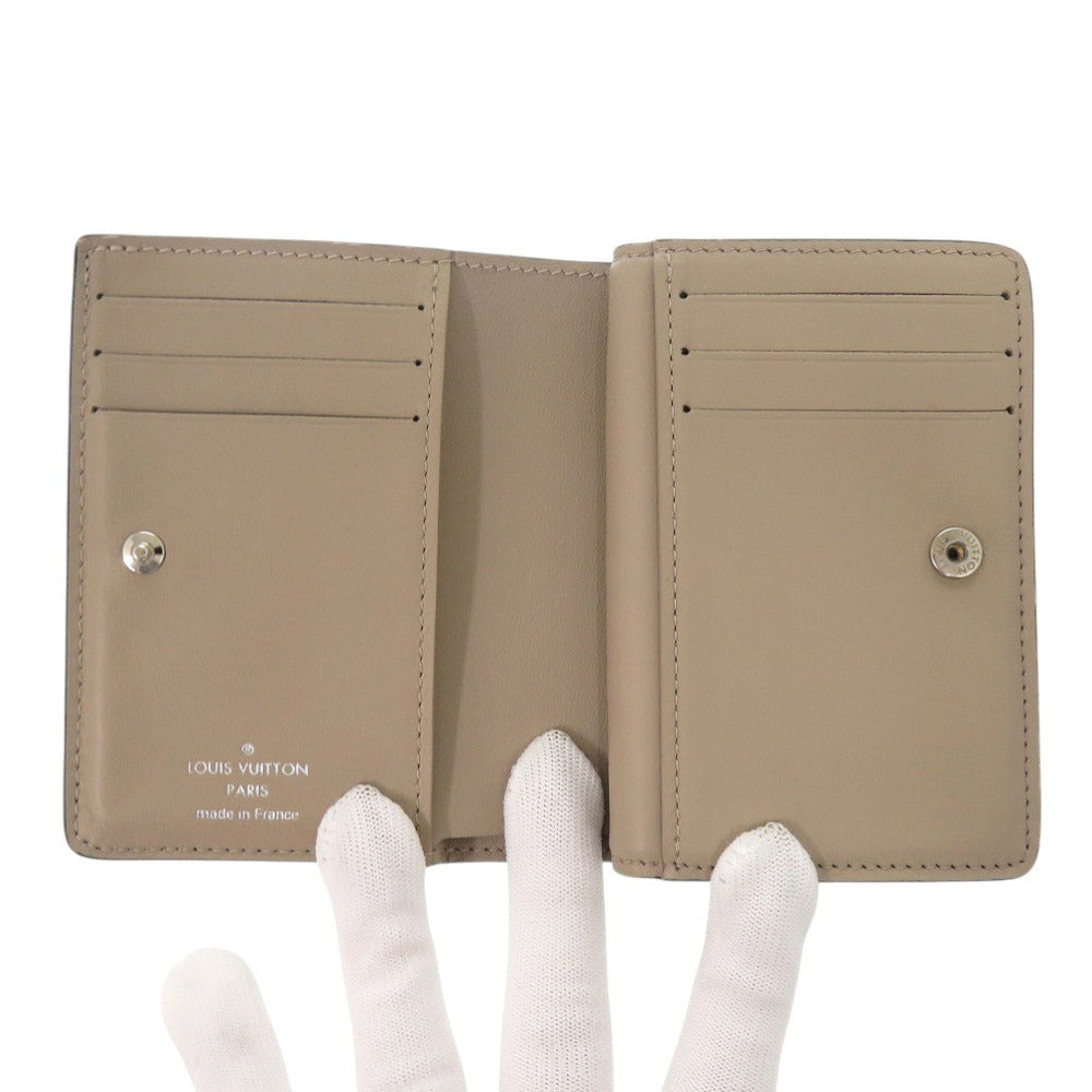 LOUIS VUITTON Bifold Wallet M80817 Monogram Mahina Galle Monogram Mahina Portefeuille Claire Women Used Authentic