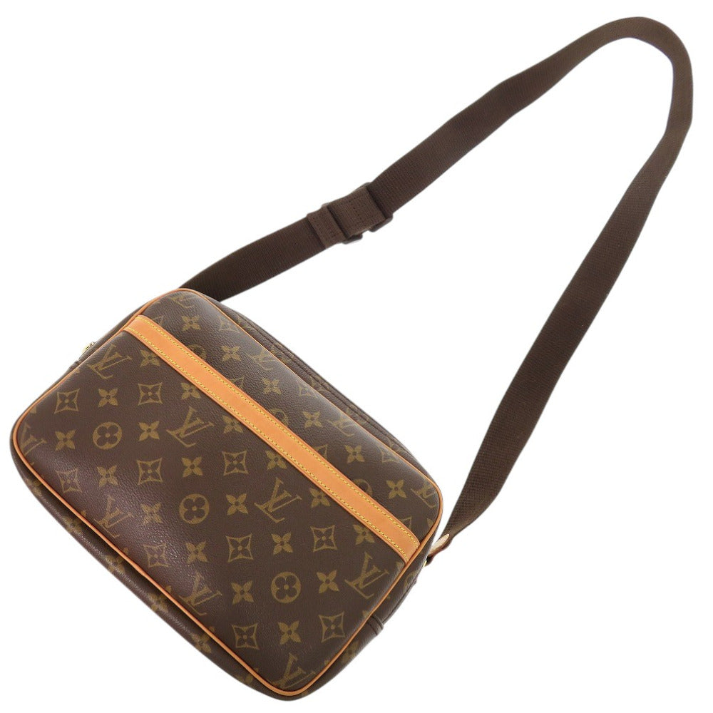 LOUIS VUITTON Shoulder Bag M45254 Monogram canvas Brown Monogram Reporter PM mens(Unisex) Used Authentic
