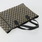 GUCCI GG Canvas Hand Bag Black