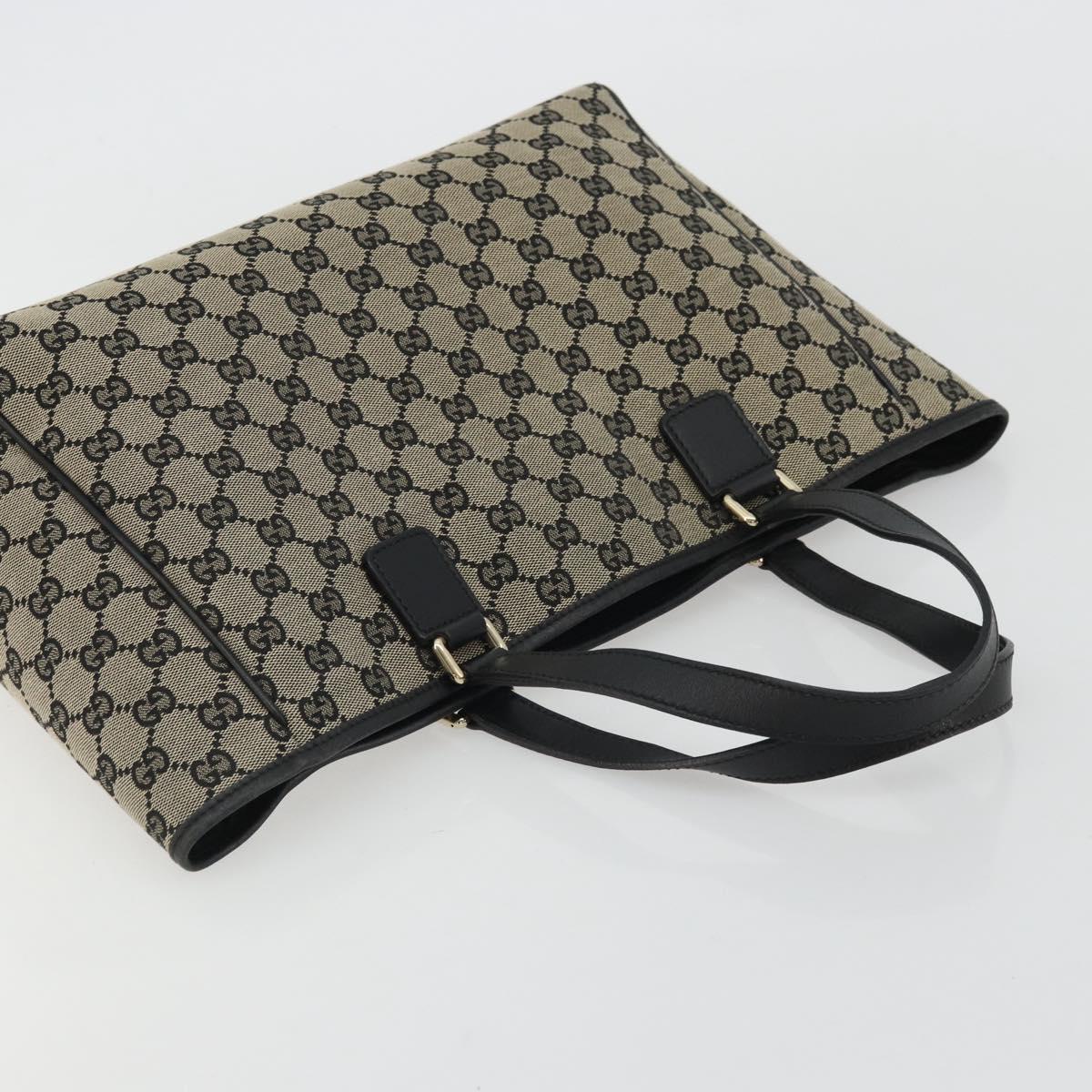 GUCCI GG Canvas Hand Bag Black