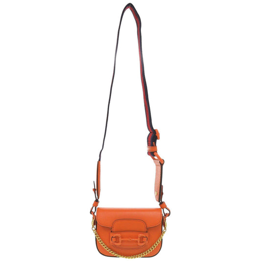 GUCCI Shoulder Bag 726863 leather Orange
