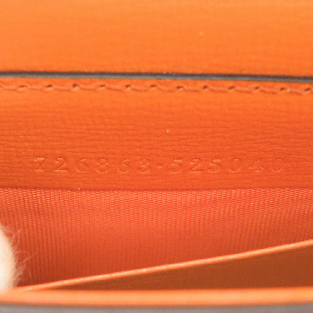 GUCCI Shoulder Bag 726863 leather Orange