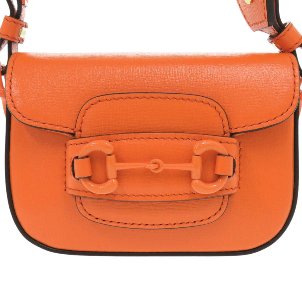 GUCCI Shoulder Bag 726863 leather Orange