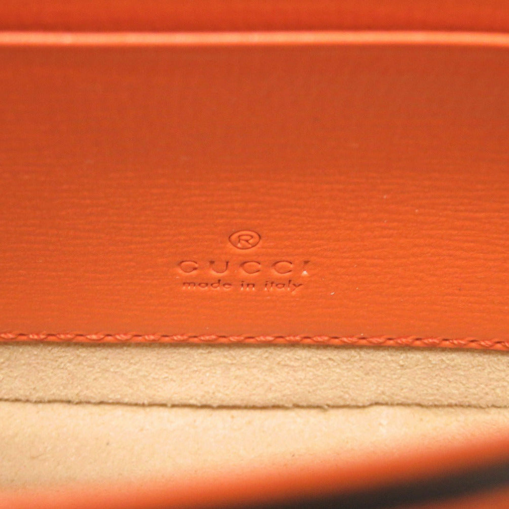 GUCCI Shoulder Bag 726863 leather Orange