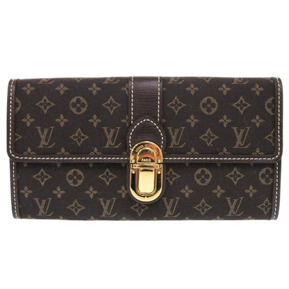 LOUIS VUITTON Long Wallet Purse M63006 Monogram Ideal Fuzan Sara Women Used Authentic