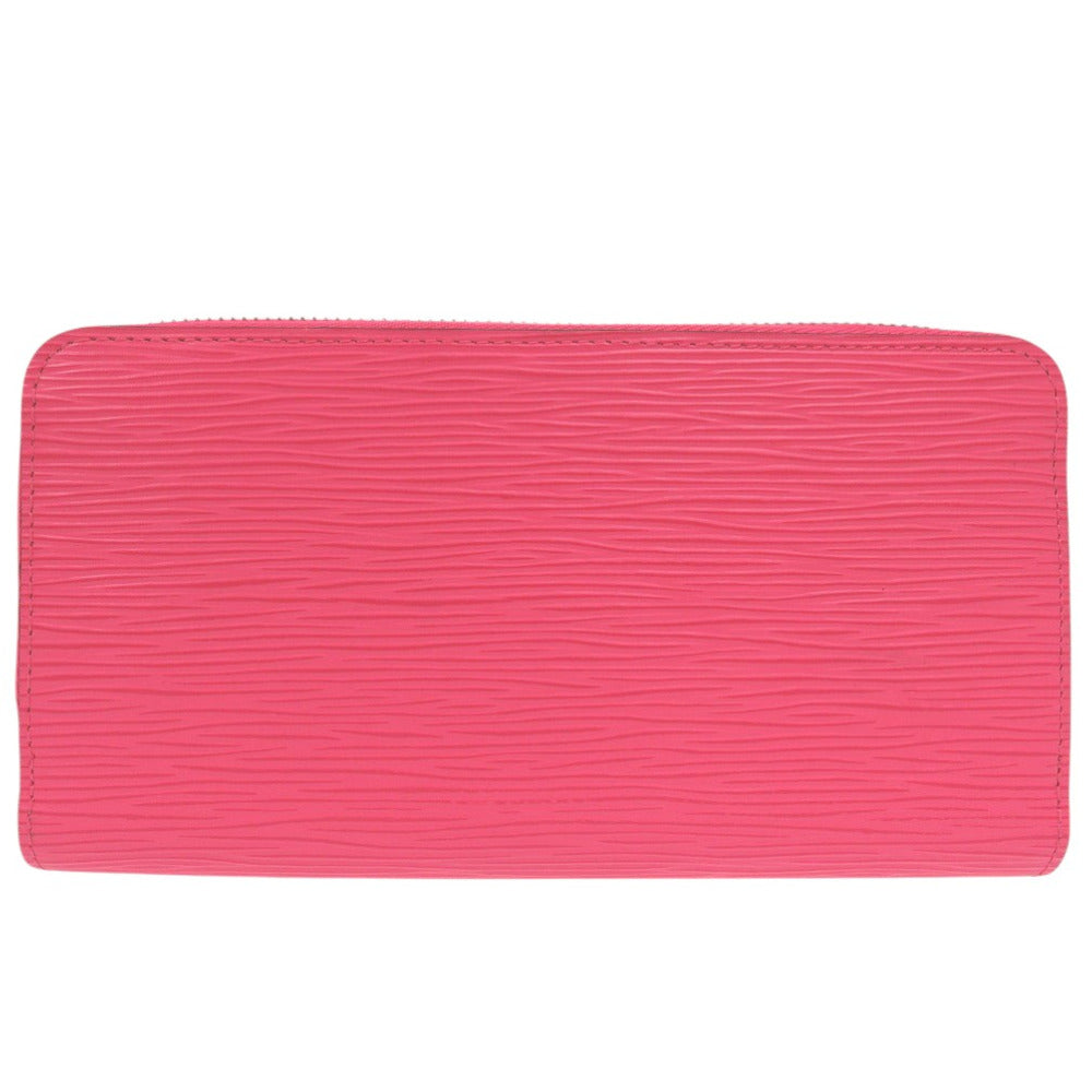 LOUIS VUITTON Long Wallet Purse M80113 Epi Leather pink Round Zip Wallet Zippy Wallet Women Used Authentic