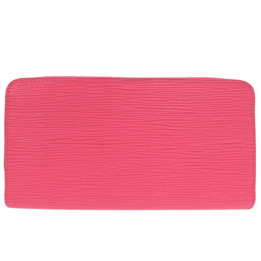 LOUIS VUITTON Long Wallet Purse M80113 Epi Leather pink Round Zip Wallet Zippy Wallet Women Used Authentic