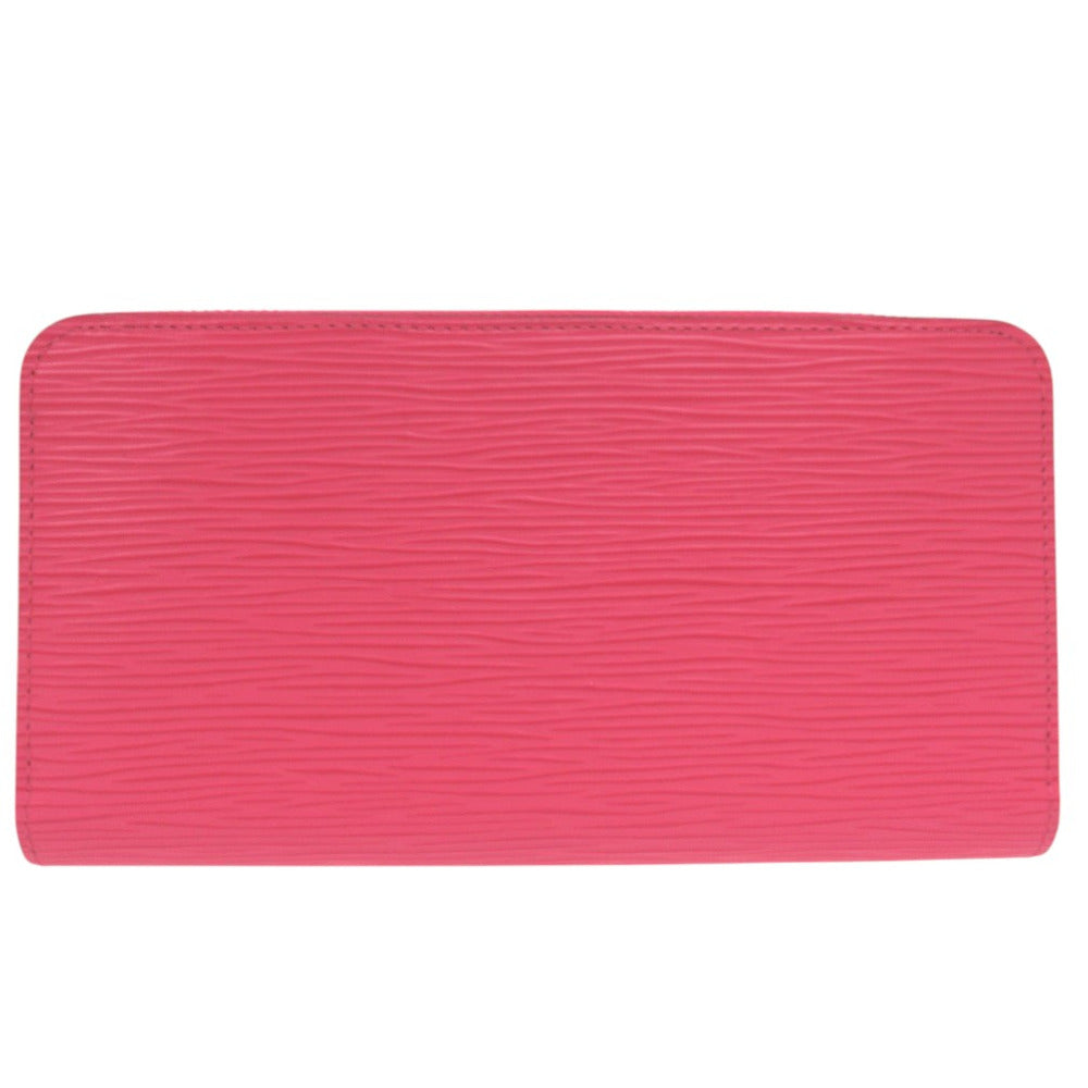 LOUIS VUITTON Long Wallet Purse M80113 Epi Leather pink Round Zip Wallet Zippy Wallet Women Used Authentic