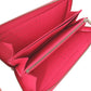 LOUIS VUITTON Long Wallet Purse M80113 Epi Leather pink Round Zip Wallet Zippy Wallet Women Used Authentic