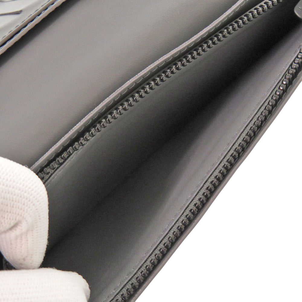 LOUIS VUITTON Long Wallet Purse M81335 Monogram canvas Monogram canvas gray Portefeuille Plaza Women Used Authentic