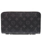 LOUIS VUITTON Long Wallet Purse M61698 Monogram Eclipse black Zip Around Monogram Eclipse Zippy XL unisex(Unisex) Used Authentic