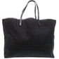 FENDI Tote Bag canvas black Zucchino Women Used Authentic