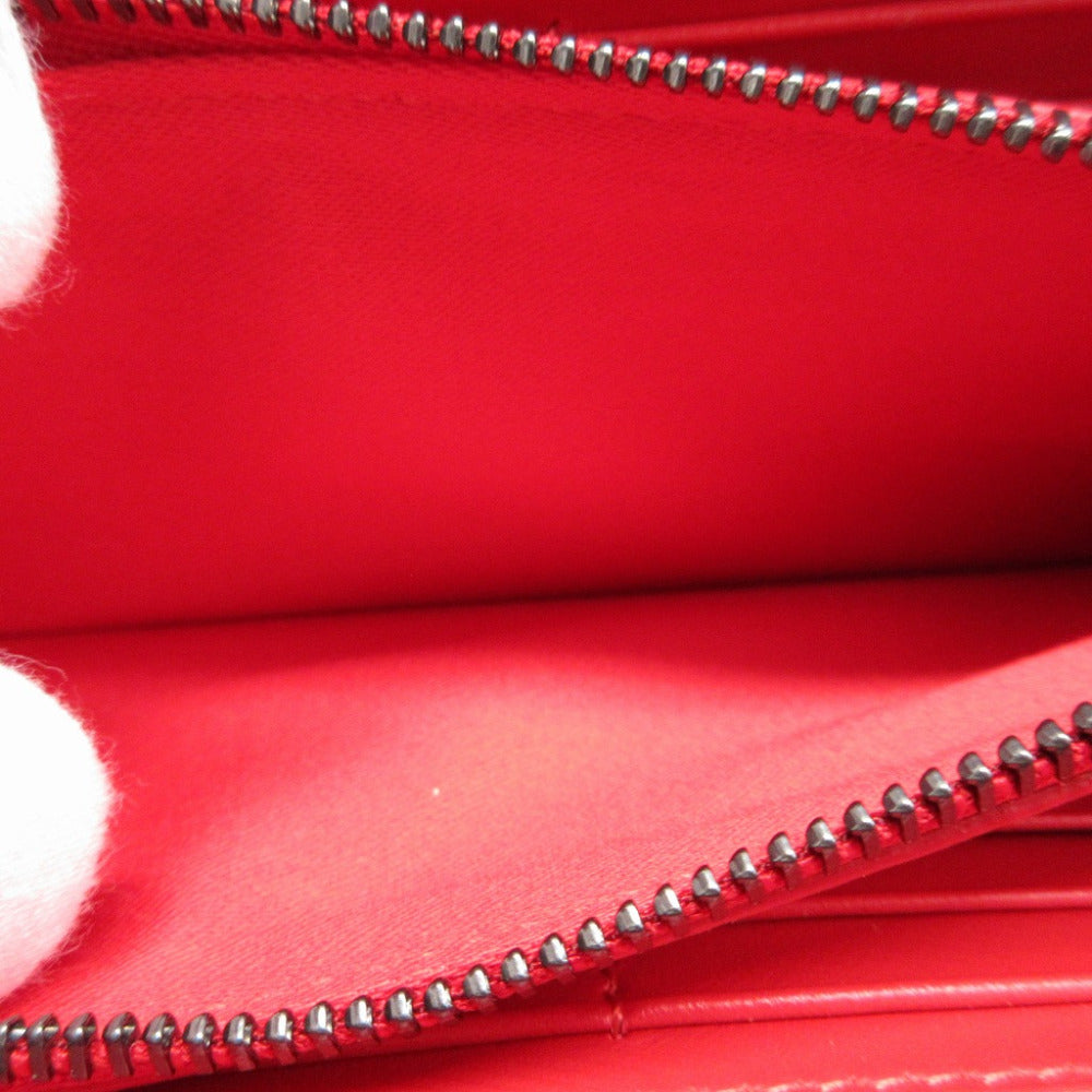 Christian Louboutin Long Wallet Purse leather black Zip Around studs unisex(Unisex) Used Authentic