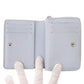 LOUIS VUITTON Bifold Wallet M11778 Monogram canvas Washed Blue Monogram Portefeuille Lou Women Used Authentic