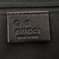 GUCCI Tote Bag 238695 Canvas, Leather black Horsebit Pattern Women Used Authentic