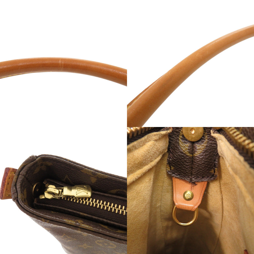 LOUIS VUITTON Shoulder Bag M51145 Monogram canvas Brown Monogram LoopingGM Women Used Authentic