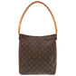 LOUIS VUITTON Shoulder Bag M51145 Monogram canvas Brown Monogram LoopingGM Women Used Authentic