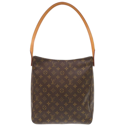 LOUIS VUITTON Shoulder Bag M51145 Monogram canvas Brown Monogram LoopingGM Women Used Authentic