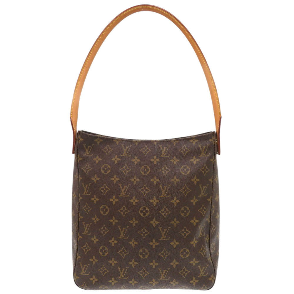 LOUIS VUITTON Shoulder Bag M51145 Monogram canvas Brown Monogram LoopingGM Women Used Authentic