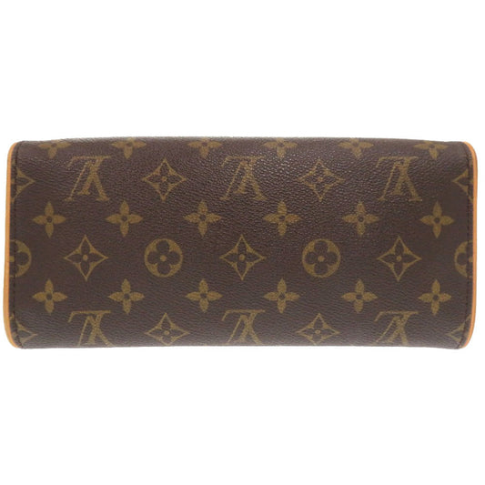 LOUIS VUITTON Shoulder Bag M51852 Monogram canvas Brown Monogram Pochette Twin GM Women Used Authentic